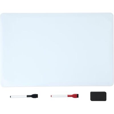Amazon Basics Magnet-Whiteboard für Kühlschrank, trocken abwischbar, mit 2 Stiften und 1 Radiergummi, flexibler Planer, Notiztafel oder Anschlagtafel für Zuhause, Küche, Büro und Schule, 33cm x 50cm Amazon Basics Magnet-Whiteboard für Kühlschrank, trocken abwischbar, mit 2 Stiften und 1 Radiergummi, flexibler Planer, Notiztafel oder Anschlagtafel für Zuhause, Küche, Büro und Schule, 33cm x 50cm