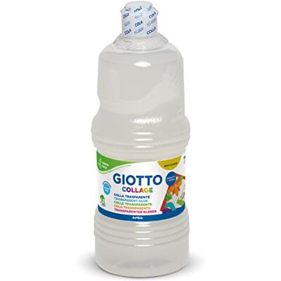 GIOTTO Collage, Transparenter Kleber, Bio-Kunststoff Flasche, 1 kg GIOTTO Collage, Transparenter Kleber, Bio-Kunststoff Flasche, 1 kg