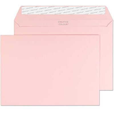 Blake Creative Colour 45301 Farbige Briefumschläge Haftklebung Baby Rosa C5 162 x 229 mm 120 g/m² 25 Stück Blake Creative Colour 45301 Farbige Briefumschläge Haftklebung Baby Rosa C5 162 x 229 mm 120 g/m² 25 Stück