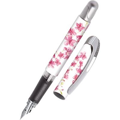 Online Füller College Cherry Blossom, Tinten-Füller für Rechtshänder, ergonomisches Griffstück, hochwertige Iridium-Feder medium, Standard-Tintenpatronen, inkl. Kombipatrone 1 Stück (1er Pack) Online Füller College Cherry Blossom, Tinten-Füller für Rechtshänder, ergonomisches Griffstück, hochwertige Iridium-Feder medium, Standard-Tintenpatronen, inkl. Kombipatrone 1 Stück (1er Pack)