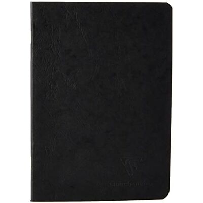 Clairefontaine 733101C Heft AgeBag, DIN A5, 14,8 x 21 cm, blanko, ideal für Ihre Notizen und Zeichnungen, 48 Blatt, 1 Stück, schwarz Clairefontaine 733101C Heft AgeBag, DIN A5, 14,8 x 21 cm, blanko, ideal für Ihre Notizen und Zeichnungen, 48 Blatt, 1 Stück, schwarz