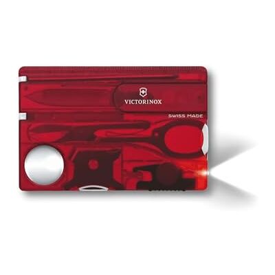 Victorinox Swiss Card Lite Multitool, Taschenmesser im Kreditkartenformat Funktional mit LED-Taschenlampe, Lupe, Schere und Pinzette, ideal für Alltag und Reise, 82x55x4 mm, Swiss Made Victorinox Swiss Card Lite Multitool, Taschenmesser im Kreditkartenformat Funktional mit LED-Taschenlampe, Lupe, Schere und Pinzette, ideal für Alltag und Reise, 82x55x4 mm, Swiss Made