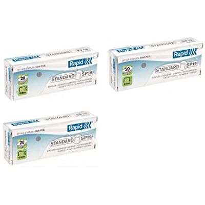 Rapid 24873900 Heftklammern SP19/6 mm, verzinkt, 3 x 5000 Stück Rapid 24873900 Heftklammern SP19/6 mm, verzinkt, 3 x 5000 Stück