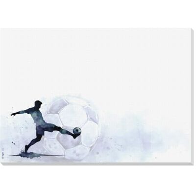 Sigel HO940 Papier-Schreibtischunterlage zum Abreißen, Fußball, DIN A3, 30 Blatt, Schreibunterlage für Kinder, Malblock Sigel HO940 Papier-Schreibtischunterlage zum Abreißen, Fußball, DIN A3, 30 Blatt, Schreibunterlage für Kinder, Malblock