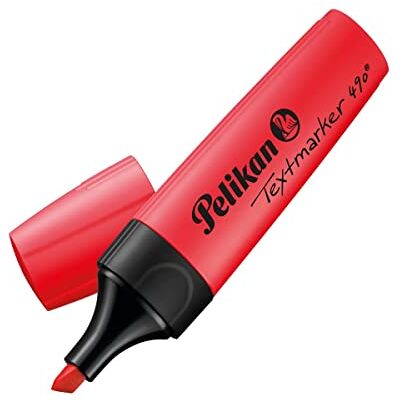 Pelikan Textmarker 490, 10 x Neon-Rot, 10 Stück, mit Keilspitze Textmarker 490, 10 x Neon-Rot, 10 Stück, mit Keilspitze Pelikan Textmarker 490, 10 x Neon-Rot, 10 Stück, mit Keilspitze Textmarker 490, 10 x Neon-Rot, 10 Stück, mit Keilspitze