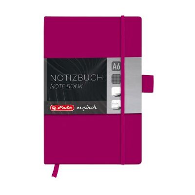 Herlitz 11369154 Notizbuch my.book Classic A6, 96 Blatt, kariert, berry Herlitz 11369154 Notizbuch my.book Classic A6, 96 Blatt, kariert, berry