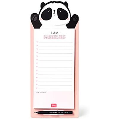 LEGAMI Don't Forget Magnetischer Notizblock, 11 x 28 cm, Panda LEGAMI Don't Forget Magnetischer Notizblock, 11 x 28 cm, Panda