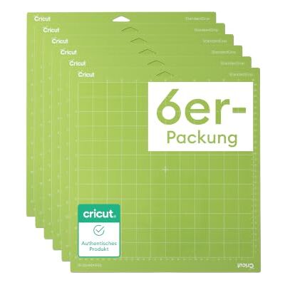 Cricut StandardGrip Matte 30,5 x 30,5 cm (6er-Pack) Cricut StandardGrip Matte 30,5 x 30,5 cm (6er-Pack)