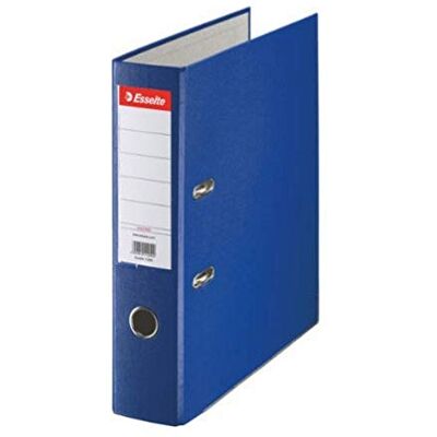 Esselte DIN A4 Ordner, Blau, 75 mm Rückenbreite, Kunststoff, 11255 Esselte DIN A4 Ordner, Blau, 75 mm Rückenbreite, Kunststoff, 11255