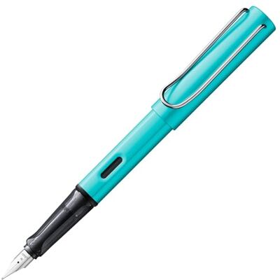 Lamy AL-star turmaline Füller mit polierter Stahlfeder in Strichbreite F Füller mit ergonomischem Griff – leichtes Aluminiumgehäuse – inkl. Tintenpatrone T 10 blau – Rechtshänder Lamy AL-star turmaline Füller mit polierter Stahlfeder in Strichbreite F Füller mit ergonomischem Griff – leichtes Aluminiumgehäuse – inkl. Tintenpatrone T 10 blau – Rechtshänder