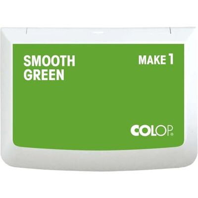 COLOP MAKE 1 Stempelkissen Grün 90 x 50 mm wasserbasiertes, schnelltrocknendes Stempelkissen für Holzstempel & Kreativstempel DIY & Büro COLOP MAKE 1 Stempelkissen Grün 90 x 50 mm wasserbasiertes, schnelltrocknendes Stempelkissen für Holzstempel & Kreativstempel DIY & Büro