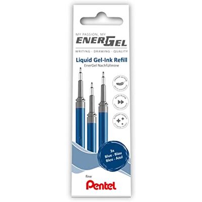 Pentel EnerGel LRN5 Nachfüllmine für 0.5 mm Gelschreiber, blau (3 Stück) Pentel EnerGel LRN5 Nachfüllmine für 0.5 mm Gelschreiber, blau (3 Stück)