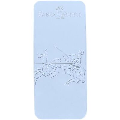 Faber-Castell Schreibset Grip Sky Blue, Füller & Kugelschreiber Im Metalletui mit Füllfederhalter M und Kugelschreiber XB für Schule, Studium und Büro Faber-Castell Schreibset Grip Sky Blue, Füller & Kugelschreiber Im Metalletui mit Füllfederhalter M und Kugelschreiber XB für Schule, Studium und Büro