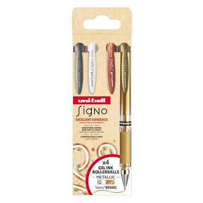 uni-ball Gel-Rollerball Signo Broad UM-153 4P Set NO1, 1,0 mm, verschiedene Farben uni-ball Gel-Rollerball Signo Broad UM-153 4P Set NO1, 1,0 mm, verschiedene Farben