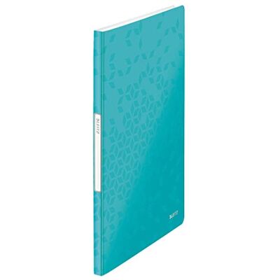Leitz 46310051 Sichtbuch wow, A4, PP, 20 Hüllen, eisblau Leitz 46310051 Sichtbuch wow, A4, PP, 20 Hüllen, eisblau