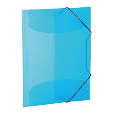 HERMA Sammelmappe A3 Hellblau Transluzent, Eckspanner-Mappe aus Kunststoff mit Gummizug und Innenklappen für Kinder, Jungen und Mädchen HERMA Sammelmappe A3 Hellblau Transluzent, Eckspanner-Mappe aus Kunststoff mit Gummizug und Innenklappen für Kinder, Jungen und Mädchen