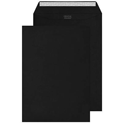 Blake Colour schwarze Briefumschläge C4 (324 x 229 mm) 10 Stück 120 g/m² FSC-zertifiziert selbstklebend umschläge Schwarz Bastelset Bürobedarf Farbige Umschläge/Kuvert (63414P) Blake Colour schwarze Briefumschläge C4 (324 x 229 mm) 10 Stück 120 g/m² FSC-zertifiziert selbstklebend umschläge Schwarz Bastelset Bürobedarf Farbige Umschläge/Kuvert (63414P)