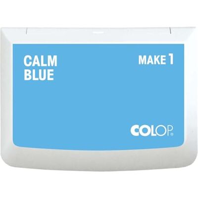 COLOP MAKE 1 Stempelkissen Blau 90 x 50 mm wasserbasiertes, schnelltrocknendes Stempelkissen für Holzstempel & Kreativstempel DIY & Büro COLOP MAKE 1 Stempelkissen Blau 90 x 50 mm wasserbasiertes, schnelltrocknendes Stempelkissen für Holzstempel & Kreativstempel DIY & Büro