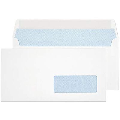 Blake Envelopes Purely Everyday 25885RH Briefumschläge Haftklebung Mit Rechtes Fenster Weiß DL 110 x 220 mm 100g/m² 500 Stück Blake Envelopes Purely Everyday 25885RH Briefumschläge Haftklebung Mit Rechtes Fenster Weiß DL 110 x 220 mm 100g/m² 500 Stück