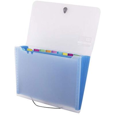 D.RECT 5540 Fächermappe organizer Dokumentenmappe mit Registerkarten in Verschiedenen Farben Erweiterbare Ordnermappe mit Fächern Document Mappe mit 12 Fächer A4 Blau Abdeckung D.RECT 5540 Fächermappe organizer Dokumentenmappe mit Registerkarten in Verschiedenen Farben Erweiterbare Ordnermappe mit Fächern Document Mappe mit 12 Fächer A4 Blau Abdeckung