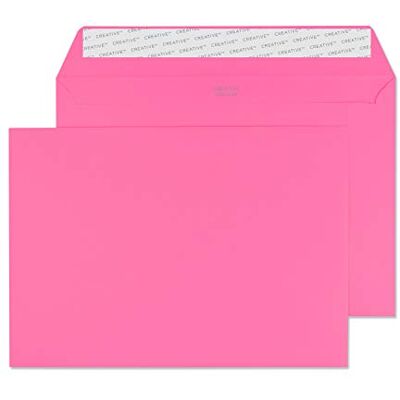 Blake Creative Colour 45302 Farbige Briefumschläge Haftklebung Flamingo Rosa C5 162 x 229 mm 120 g/m² 25 Stück Blake Creative Colour 45302 Farbige Briefumschläge Haftklebung Flamingo Rosa C5 162 x 229 mm 120 g/m² 25 Stück