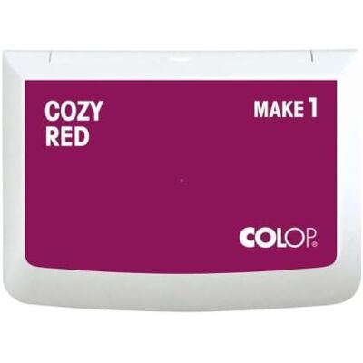 COLOP MAKE 1 Stempelkissen Weinrot 90 x 50 mm wasserbasiertes, schnelltrocknendes Stempelkissen für Holzstempel & Kreativstempel DIY & Büro COLOP MAKE 1 Stempelkissen Weinrot 90 x 50 mm wasserbasiertes, schnelltrocknendes Stempelkissen für Holzstempel & Kreativstempel DIY & Büro
