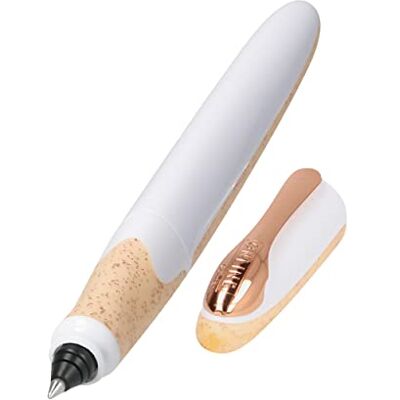 Online Air Tintenroller White Rose inkl. Kombipatrone Qualitativer Rollerpen mit ergonomischem Dreiecks-Design Magic Ball Technik für Rechts- & Linkshänder in Strichstärke 0,7 mm Nachfüllbar Online Air Tintenroller White Rose inkl. Kombipatrone Qualitativer Rollerpen mit ergonomischem Dreiecks-Design Magic Ball Technik für Rechts- & Linkshänder in Strichstärke 0,7 mm Nachfüllbar