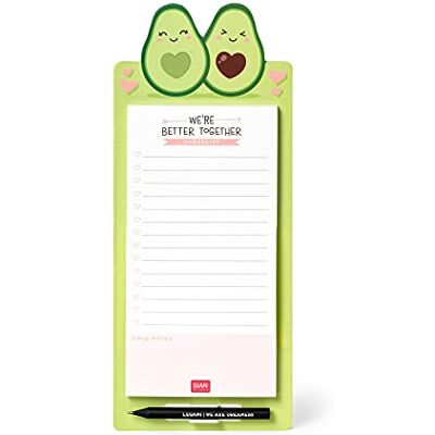 LEGAMI Don't Forget Magnetischer Notizblock, 11 x 28 cm, Avocado LEGAMI Don't Forget Magnetischer Notizblock, 11 x 28 cm, Avocado
