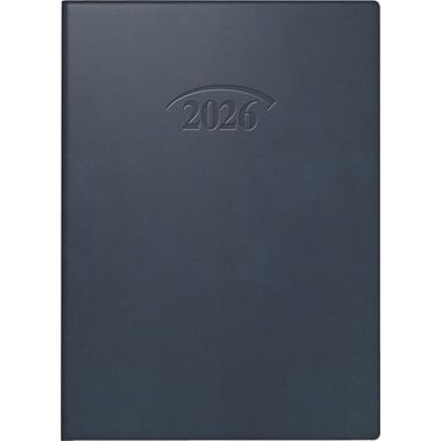 BRUNNEN Taschenkalender Mod. 736 '26 A6, Kunststoff, dunkelblau BRUNNEN Taschenkalender Mod. 736 '26 A6, Kunststoff, dunkelblau