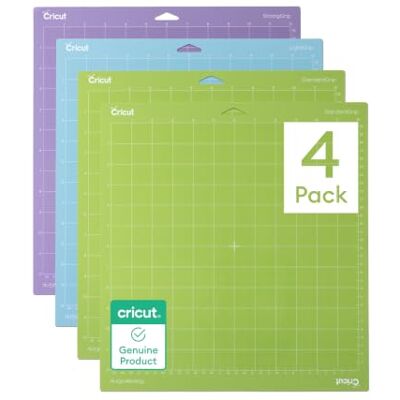 Cricut Matten-Mixpack 30,5 x 30,5 cm (4er-Pack) Für Explore- und Maker-Maschinen – inklusive 2 StandardGrip, 1 LightGrip, 1 StrongGrip Cricut Matten-Mixpack 30,5 x 30,5 cm (4er-Pack) Für Explore- und Maker-Maschinen – inklusive 2 StandardGrip, 1 LightGrip, 1 StrongGrip