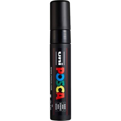 POSCA Acrylmarker PC-17K mit extra breiter Spitze Schwarz Marker mit 15 mm Rechteckspitze für nahezu alle Oberflächen POSCA Acrylmarker PC-17K mit extra breiter Spitze Schwarz Marker mit 15 mm Rechteckspitze für nahezu alle Oberflächen