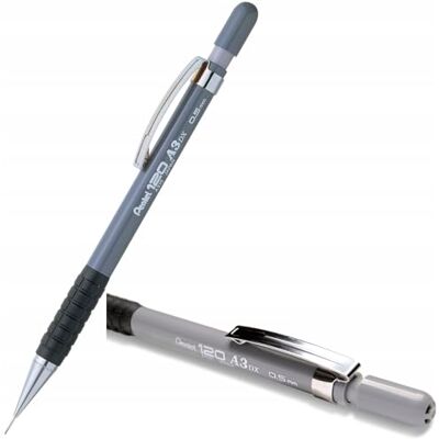 Pentel A300 sintony Bleistift 120 A3, Spitze 0.5, grau Pentel A300 sintony Bleistift 120 A3, Spitze 0.5, grau