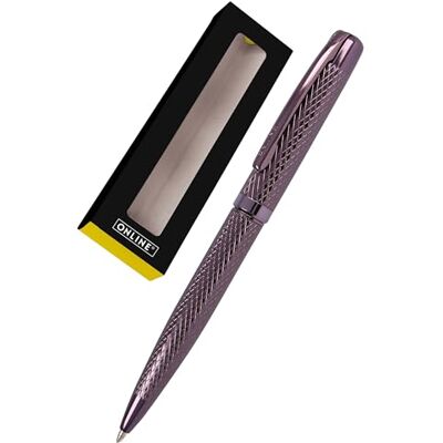 Online Kugelschreiber Eleganza Diamond Wine I hochwertiger Metall-Kuli Rot I auswechselbare Großraummine I Metallclip I Schreibfarbe Schwarz dokumentenecht I inkl. Geschenkverpackung Online Kugelschreiber Eleganza Diamond Wine I hochwertiger Metall-Kuli Rot I auswechselbare Großraummine I Metallclip I Schreibfarbe Schwarz dokumentenecht I inkl. Geschenkverpackung