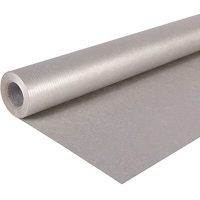 Clairefontaine 195776C Rolle silberfarbenes Kraftpapier, 10 x 0,7 m, 70g/m2, 1 Stück, Silber Clairefontaine 195776C Rolle silberfarbenes Kraftpapier, 10 x 0,7 m, 70g/m2, 1 Stück, Silber