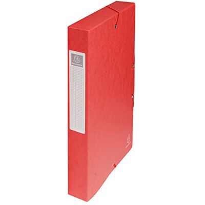 Exacompta 50405E 8er Pack Premium Sammelboxen Aufgebaut mit Gummizug 40 mm breit aus extra starkem Colorspan-Karton mit Rückenschild für DIN A4 Archivbox Heftbox Dokumentenbox Sammelmappe rot Exacompta 50405E 8er Pack Premium Sammelboxen Aufgebaut mit Gummizug 40 mm breit aus extra starkem Colorspan-Karton mit Rückenschild für DIN A4 Archivbox Heftbox Dokumentenbox Sammelmappe rot