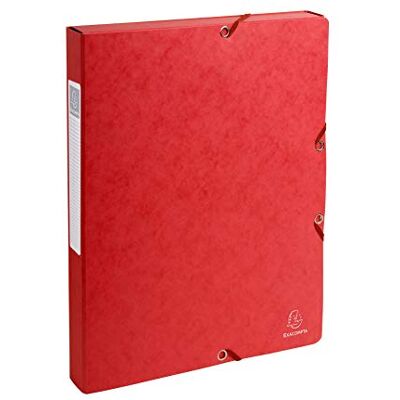 Exacompta 50305E 8er Pack Premium Sammelboxen Aufgebaut mit Gummizug 25 mm breit aus extra starkem Colorspan-Karton mit Rückenschild für DIN A4 Archivbox Heftbox Dokumentenbox Sammelmappe rot Exacompta 50305E 8er Pack Premium Sammelboxen Aufgebaut mit Gummizug 25 mm breit aus extra starkem Colorspan-Karton mit Rückenschild für DIN A4 Archivbox Heftbox Dokumentenbox Sammelmappe rot