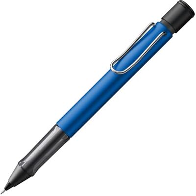 Lamy AL-star oceanblue Druckbleistift in Strichbreite 0,5 mm & Radiertip Bleistift mit transparentem, ergonomischem Griff & Gehäuse aus Aluminium Bleistift mit Feinstrichmine M 41 Lamy AL-star oceanblue Druckbleistift in Strichbreite 0,5 mm & Radiertip Bleistift mit transparentem, ergonomischem Griff & Gehäuse aus Aluminium Bleistift mit Feinstrichmine M 41