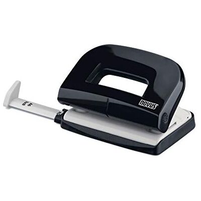 Novus E 210 Bürolocher, 10 Blatt Lochleistung, Schwarz Papierlocher mit einrastender Anschlagschiene – DIN A4, A5, A6 – Kunststoff/Metall – GS-geprüft – 5 Jahre Garantie Novus E 210 Bürolocher, 10 Blatt Lochleistung, Schwarz Papierlocher mit einrastender Anschlagschiene – DIN A4, A5, A6 – Kunststoff/Metall – GS-geprüft – 5 Jahre Garantie