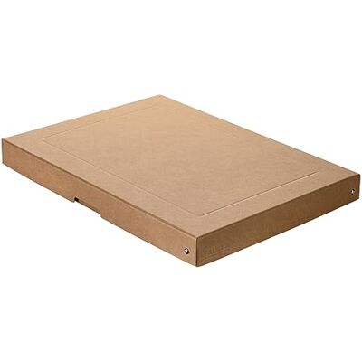 FALKEN Original PureBox Nature. Made in Germany. 40 mm hoch DIN A3. Aufbewahrungsbox mit Deckel aus stabilem Karton Vegan Geschenkbox Transportbox Schachtel Allzweckbox FALKEN Original PureBox Nature. Made in Germany. 40 mm hoch DIN A3. Aufbewahrungsbox mit Deckel aus stabilem Karton Vegan Geschenkbox Transportbox Schachtel Allzweckbox