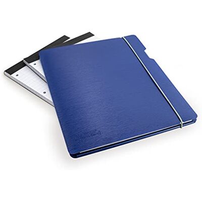 Rapesco 1685 Notizblockmappe und 3 Nachfüll-Blöcken mit 160 Blatt, A4 Blau Rapesco 1685 Notizblockmappe und 3 Nachfüll-Blöcken mit 160 Blatt, A4 Blau