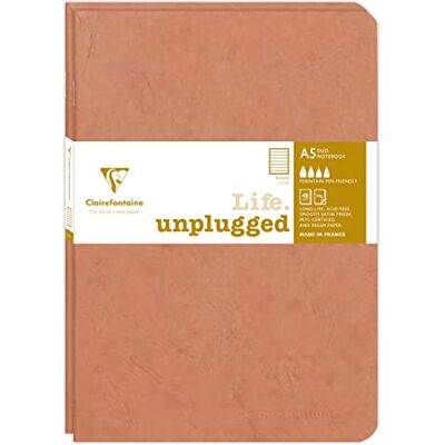Clairefontaine 733176C Age Bag DUO Set aus 2 Notizheften 14,8x21cm , geheftet, 48 Blatt 90g, liniert Braun, 1 Set Clairefontaine 733176C Age Bag DUO Set aus 2 Notizheften 14,8x21cm , geheftet, 48 Blatt 90g, liniert Braun, 1 Set