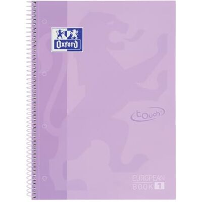 Oxford European Book 1 A4 liniert, 160 Seiten, Touch Hardcover, Violett Oxford European Book 1 A4 liniert, 160 Seiten, Touch Hardcover, Violett