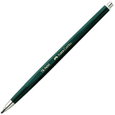 Faber-Castell Fallminenstift TK 9400 2 mm Mine OH Kräftige Spannzange für festen Minensitz, nachfüllbar mit TK 9071 Minen, für Zeichnen und Skizzieren Faber-Castell Fallminenstift TK 9400 2 mm Mine OH Kräftige Spannzange für festen Minensitz, nachfüllbar mit TK 9071 Minen, für Zeichnen und Skizzieren