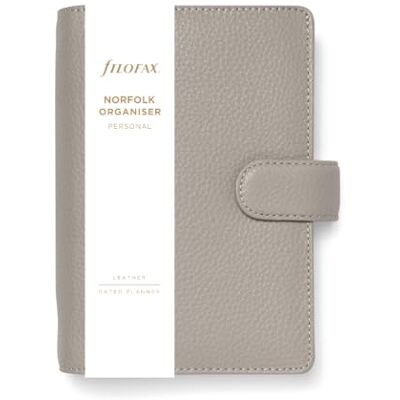 Filofax Norfolk Personal Organiser Taupe 2025 Filofax Norfolk Personal Organiser Taupe 2025