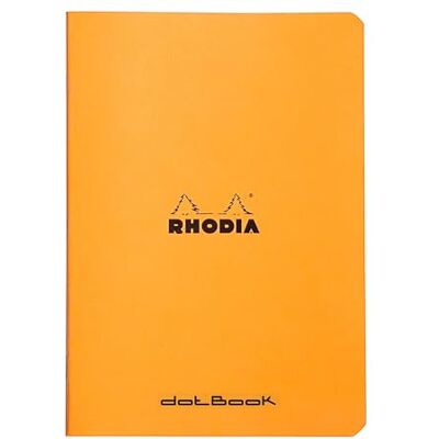 Rhodia 119190Cpack Packung 10 Notizheft Kladde geheftet, DIN A5 (21x14,8 cm), dot-punktkariert, 48 Blatt, 80g, Orange, 1 Pack Rhodia 119190Cpack Packung 10 Notizheft Kladde geheftet, DIN A5 (21x14,8 cm), dot-punktkariert, 48 Blatt, 80g, Orange, 1 Pack