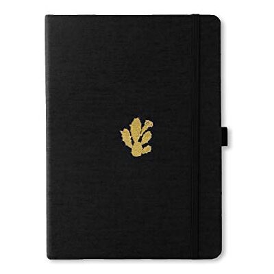 Dingbats* Notebooks Dingbats Pro Blanko Großes Notizbuch, Schwarzer Kaktus, B5 Hardcover Notizbuch Pu Leder 160gsm Tintenfestes Papier Dingbats* Notebooks Dingbats Pro Blanko Großes Notizbuch, Schwarzer Kaktus, B5 Hardcover Notizbuch Pu Leder 160gsm Tintenfestes Papier