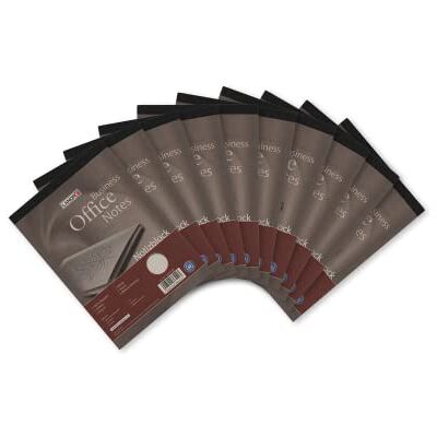 LANDRÉ Notiz-Block mit Deckblatt A5 Recycling A5, kariert, 50 Blatt, 60 g/m², 10 Stück LANDRÉ Notiz-Block mit Deckblatt A5 Recycling A5, kariert, 50 Blatt, 60 g/m², 10 Stück