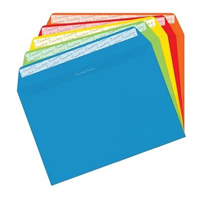 Blake Envelopes Creative Colour 45123 Briefumschläge Haftklebung Farblich Selektiert C5 162 x 229 mm 120g/m² 25 Stück Blake Envelopes Creative Colour 45123 Briefumschläge Haftklebung Farblich Selektiert C5 162 x 229 mm 120g/m² 25 Stück