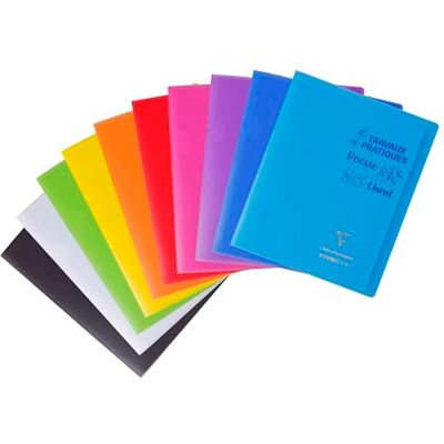 Clairefontaine 950420C Schulheft / Praxisarbeitsheft Koverbook, 17x22 cm, 32 Blatt, französische Lineatur 90g + Zeichenpapier 125g blanko, Einband aus PP, geheftet, farbig sortiert, 1 Stück Clairefontaine 950420C Schulheft / Praxisarbeitsheft Koverbook, 17x22 cm, 32 Blatt, französische Lineatur 90g + Zeichenpapier 125g blanko, Einband aus PP, geheftet, farbig sortiert, 1 Stück