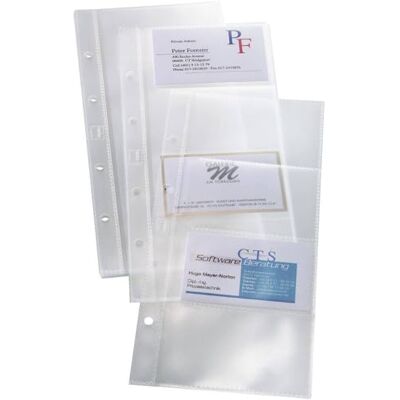 Sigel Hüllen für einreihiges Visitenkarten-Ringbuch 10 Stück für 80 Karten VZ350, Passend für Ringbuch VZ300 und VZ204 sowie handelsübliche A4 Ordner Sigel Hüllen für einreihiges Visitenkarten-Ringbuch 10 Stück für 80 Karten VZ350, Passend für Ringbuch VZ300 und VZ204 sowie handelsübliche A4 Ordner